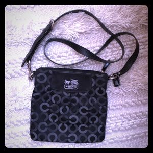 Black Coach Crossbody Purse